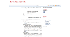 Desktop Screenshot of currentvacancies-india.blogspot.com