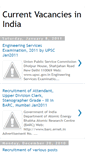 Mobile Screenshot of currentvacancies-india.blogspot.com