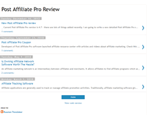 Tablet Screenshot of postaffiliateproreview.blogspot.com