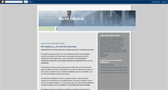 Desktop Screenshot of fuerolaboral.blogspot.com