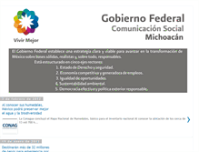 Tablet Screenshot of comunicaciongobiernofederal.blogspot.com