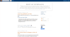 Desktop Screenshot of hubpages-best.blogspot.com