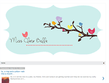 Tablet Screenshot of missclarabelle.blogspot.com