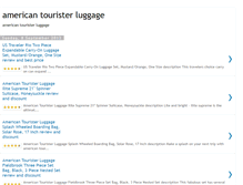 Tablet Screenshot of americantouristerluggagereview.blogspot.com