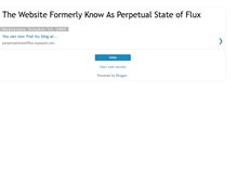 Tablet Screenshot of perpetualstateofflux.blogspot.com