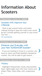 Mobile Screenshot of informationaboutscooters.blogspot.com