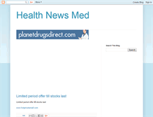 Tablet Screenshot of healthnewsmed.blogspot.com