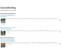 Tablet Screenshot of elainesbikeblog.blogspot.com