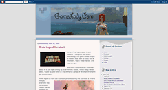 Desktop Screenshot of game-lady.blogspot.com