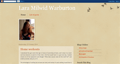Desktop Screenshot of lararosewarburton.blogspot.com