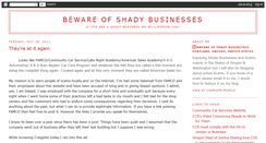 Desktop Screenshot of bewareofshadybusinesses.blogspot.com