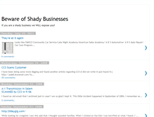 Tablet Screenshot of bewareofshadybusinesses.blogspot.com