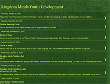 Tablet Screenshot of kingdommindsyouthdevelopment.blogspot.com