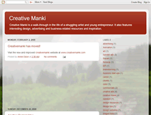 Tablet Screenshot of creativemanki.blogspot.com