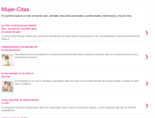 Tablet Screenshot of mujer-citas.blogspot.com