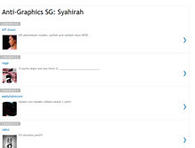 Tablet Screenshot of anti-graphics-syahirah.blogspot.com