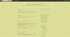 Desktop Screenshot of cmmgreens.blogspot.com