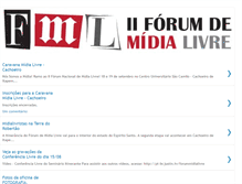 Tablet Screenshot of forumdemidialivre.blogspot.com