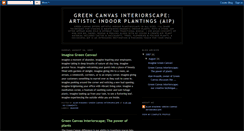 Desktop Screenshot of greencanvasinteriorscape.blogspot.com