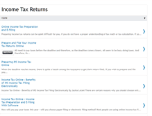 Tablet Screenshot of onlinefreeincometax.blogspot.com