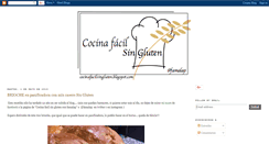 Desktop Screenshot of cocinafacilsingluten.blogspot.com