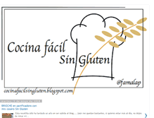 Tablet Screenshot of cocinafacilsingluten.blogspot.com