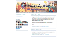 Desktop Screenshot of nostalekirbynews.blogspot.com