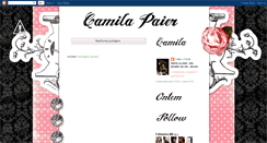 Desktop Screenshot of camilapaier.blogspot.com