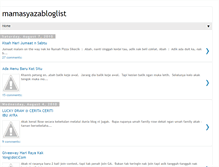 Tablet Screenshot of mamasyazabloglist.blogspot.com