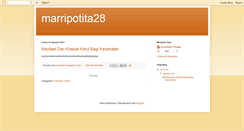 Desktop Screenshot of marripotita.blogspot.com