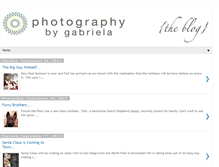 Tablet Screenshot of photosbygabriela.blogspot.com
