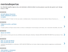 Tablet Screenshot of mentesdespertas.blogspot.com