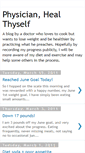 Mobile Screenshot of physicanhealthyself.blogspot.com
