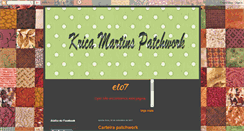 Desktop Screenshot of kricamartinspatchwork.blogspot.com