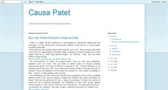 Desktop Screenshot of causapatet.blogspot.com