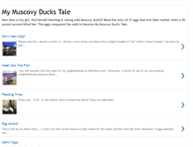 Tablet Screenshot of mymuscovyduckstale.blogspot.com