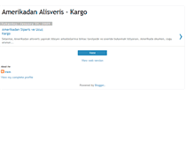 Tablet Screenshot of amerikadanalisveris-kargo.blogspot.com