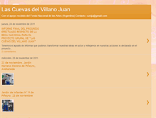 Tablet Screenshot of lascuevasdelvillanojuan.blogspot.com