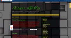 Desktop Screenshot of dhaniiantika.blogspot.com