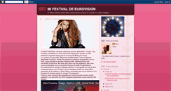 Desktop Screenshot of mifestivaleurovision.blogspot.com