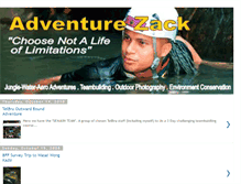 Tablet Screenshot of adventurezack.blogspot.com