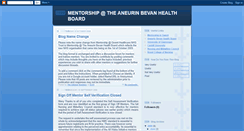 Desktop Screenshot of mentorshipatgwent.blogspot.com