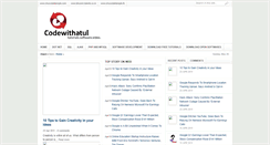 Desktop Screenshot of codewithatul.blogspot.com
