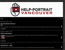 Tablet Screenshot of help-portrait-vancouver.blogspot.com