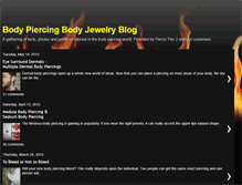 Tablet Screenshot of bodypiercingbodyjewelryblog.blogspot.com