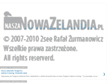 Tablet Screenshot of naszanowazelandia.blogspot.com