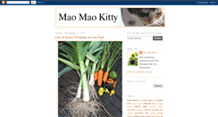 Desktop Screenshot of maomaokitty.blogspot.com