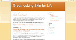 Desktop Screenshot of greatlookingskinforlife.blogspot.com