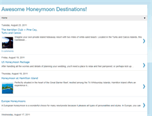 Tablet Screenshot of honey-moon-destinations.blogspot.com