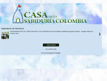 Tablet Screenshot of casasabiduriacolombia.blogspot.com